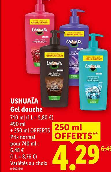Ushuaïa Gel douche