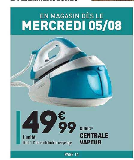 Centrale Vapeur Quigg