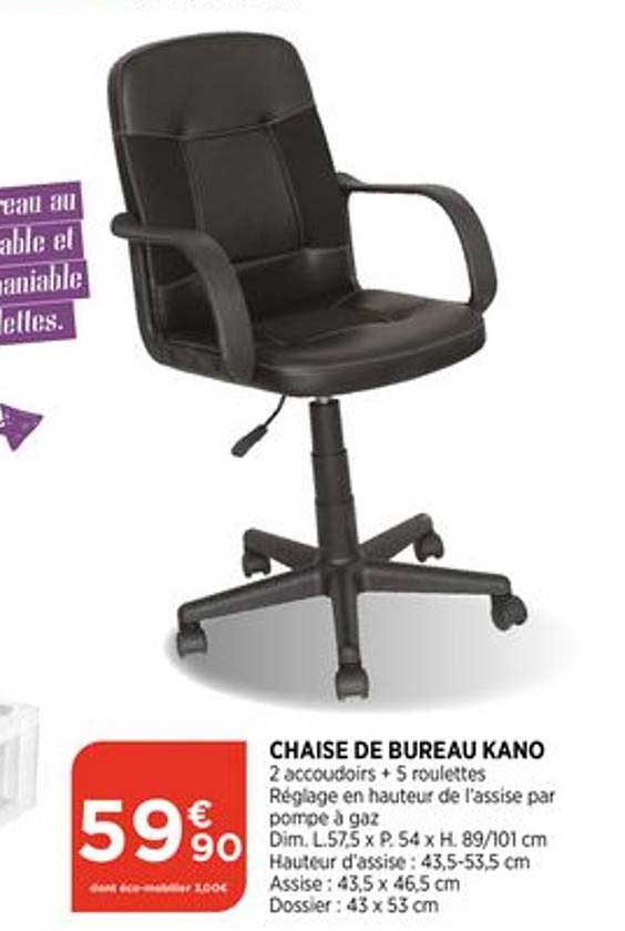Chaise De Bureau Kano