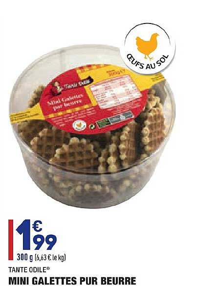 mini galettes pur beurre tante odile