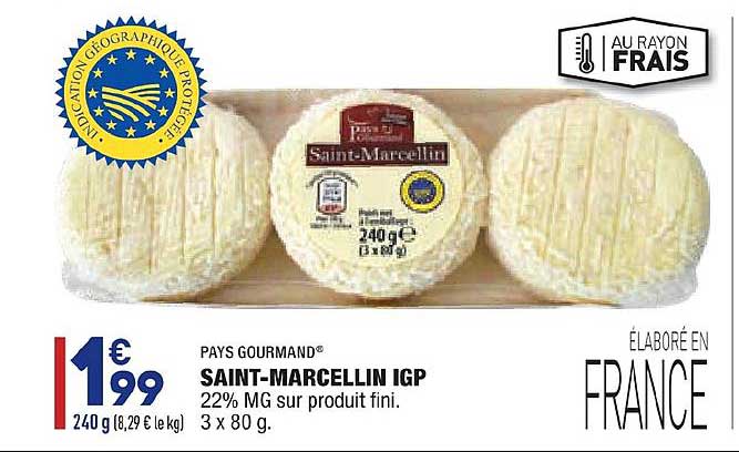 saint marcellin igp pays gourmand