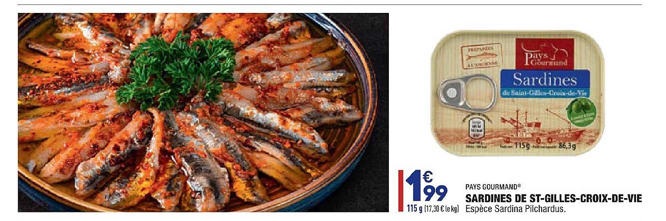 sardines de st gilles croix de vie pays gourmand