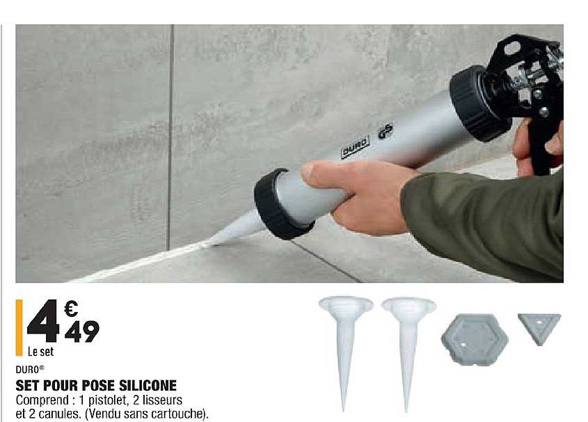 set pour pose silicone duro