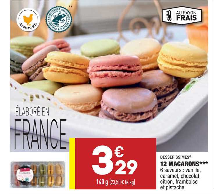 12 Macarons Desserissimes