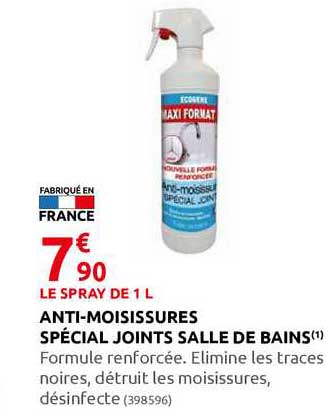 anti-moisissures spécial joints salle de bains