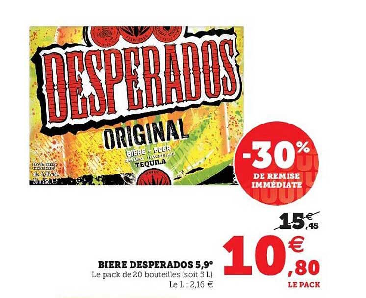 bière desperados 5,9°