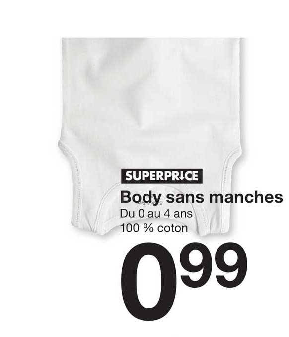 body sans manches