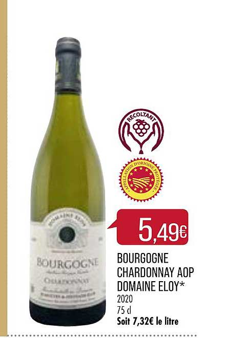 bourgogne chardonnay aop domaine eloy
