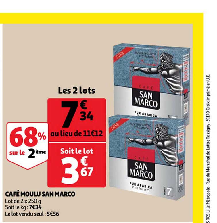 café moulu san marco