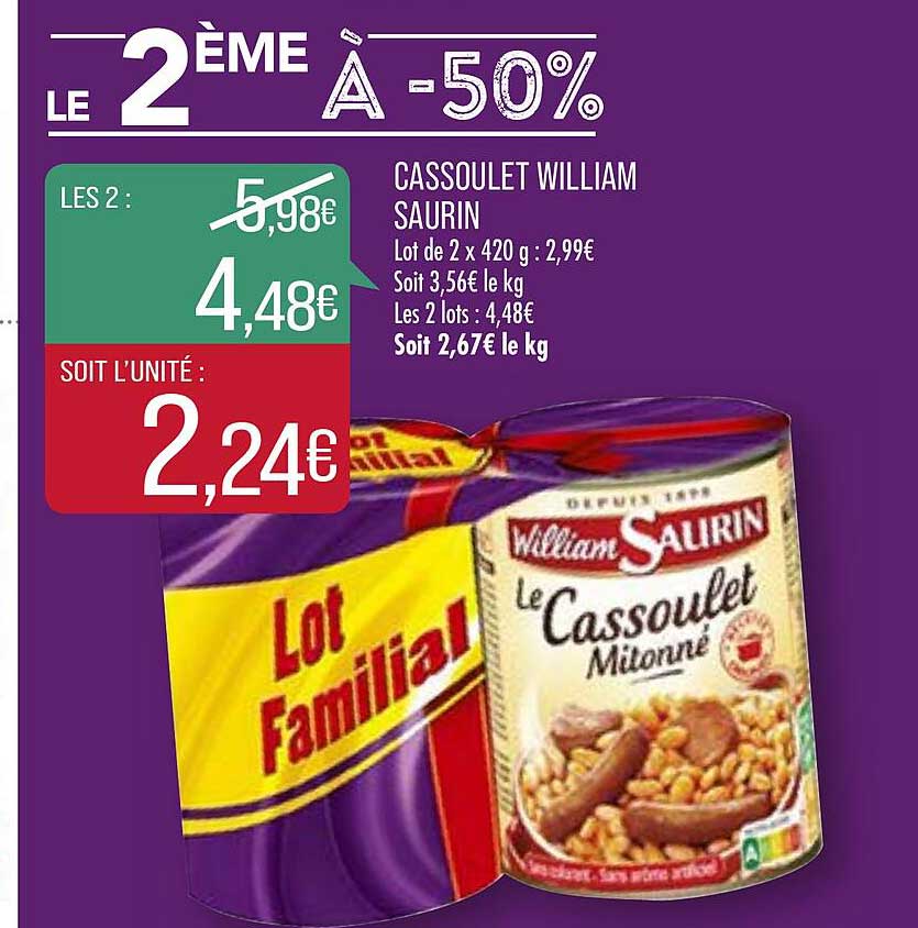 cassoulet william saurin