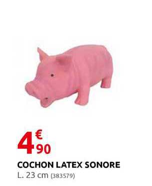 cochon latex sonore
