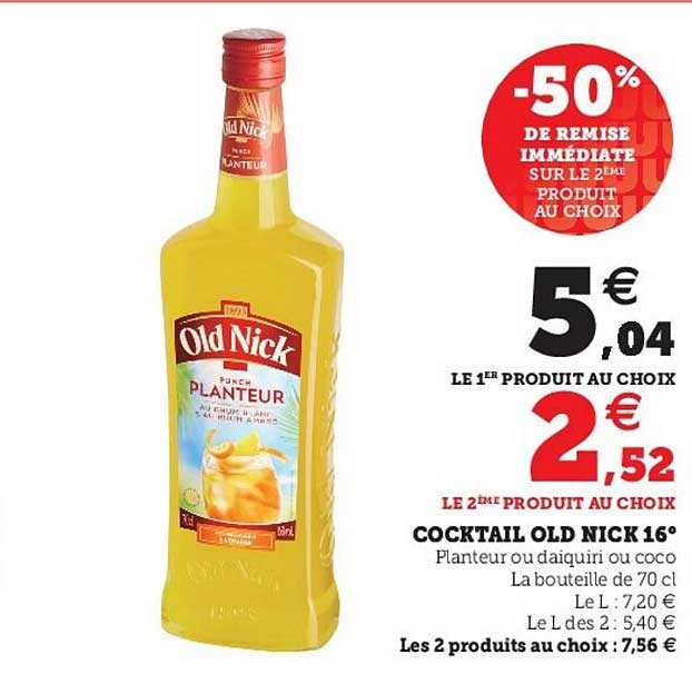 cocktail old nick 16°
