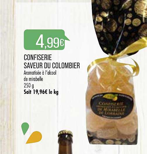 confiserie saveur du colombier