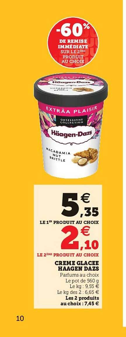 crème glacée haagen dazs