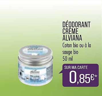Déodorant Crème Alviana