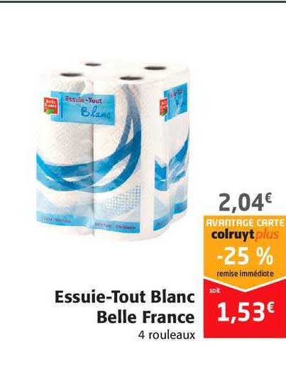 essuie-tout blanc belle france