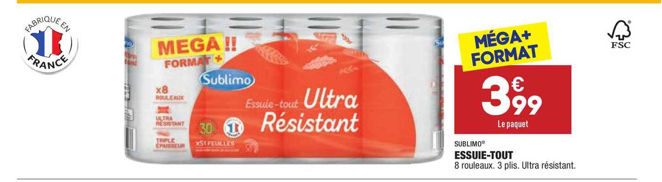 Essuie-tout Sublimo