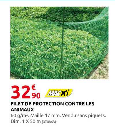 filet de protection contre les animaux macxi