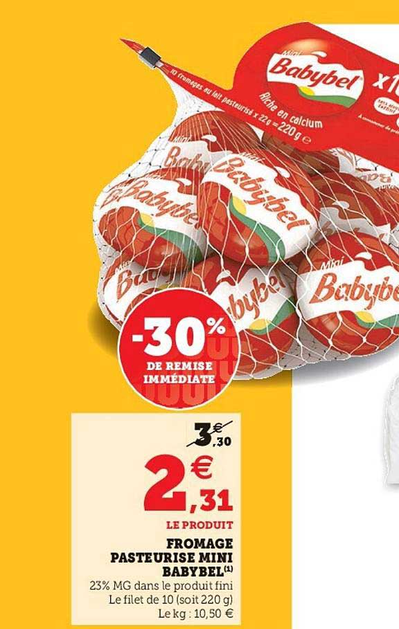 Fromage Pasteurisé Mini Babybel