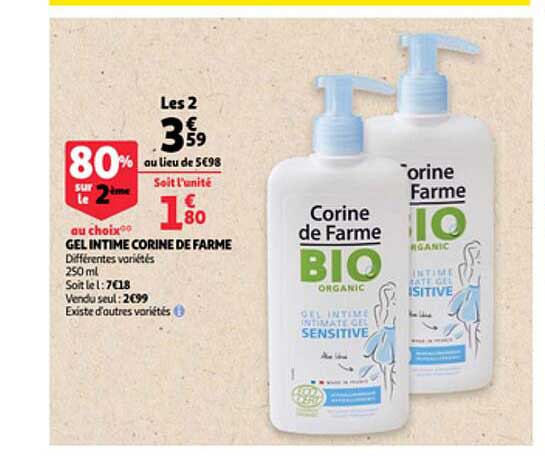 gel intime corine de farme