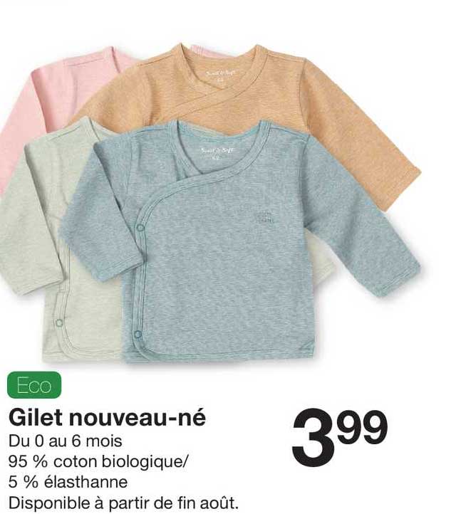 gilet nouveau-né