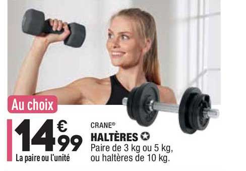 haltères crane