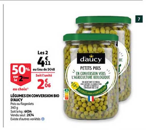 légumes en conversion bio d'aucy