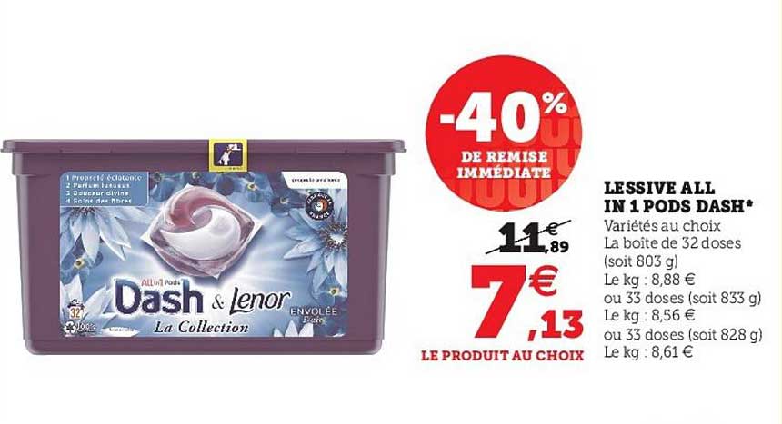 lessive all in 1 pods dash