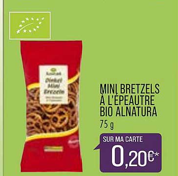 mini bretzels à l'épeautre bio alnatura
