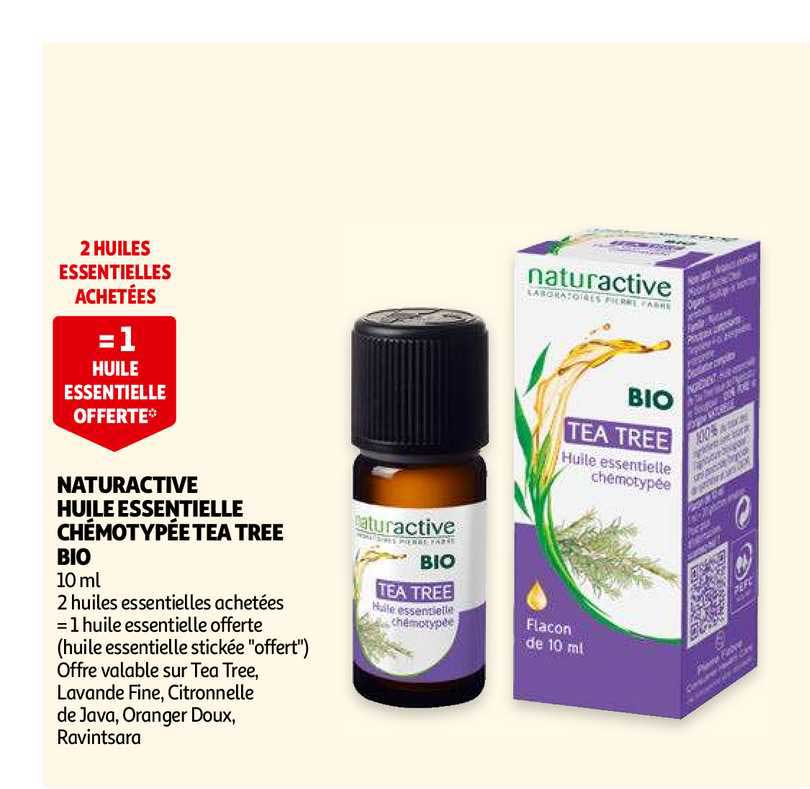 naturactive huile essentielle chémotypée tea tree bio