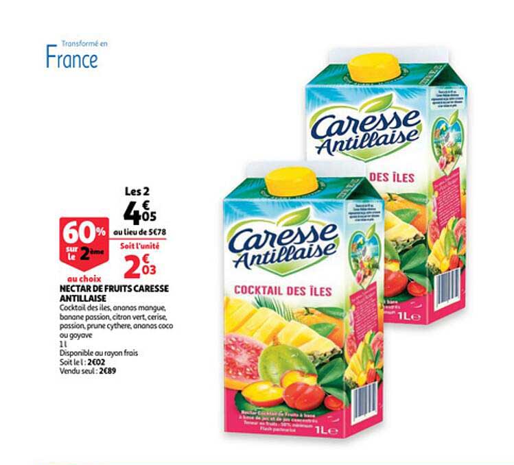 Nectar De Fruits Caresse Antillaise