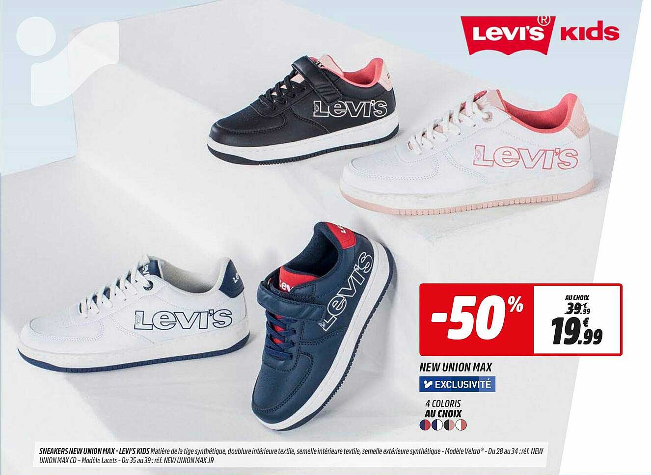 new union max levi's kids