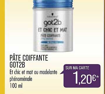 pâte coiffante got2b