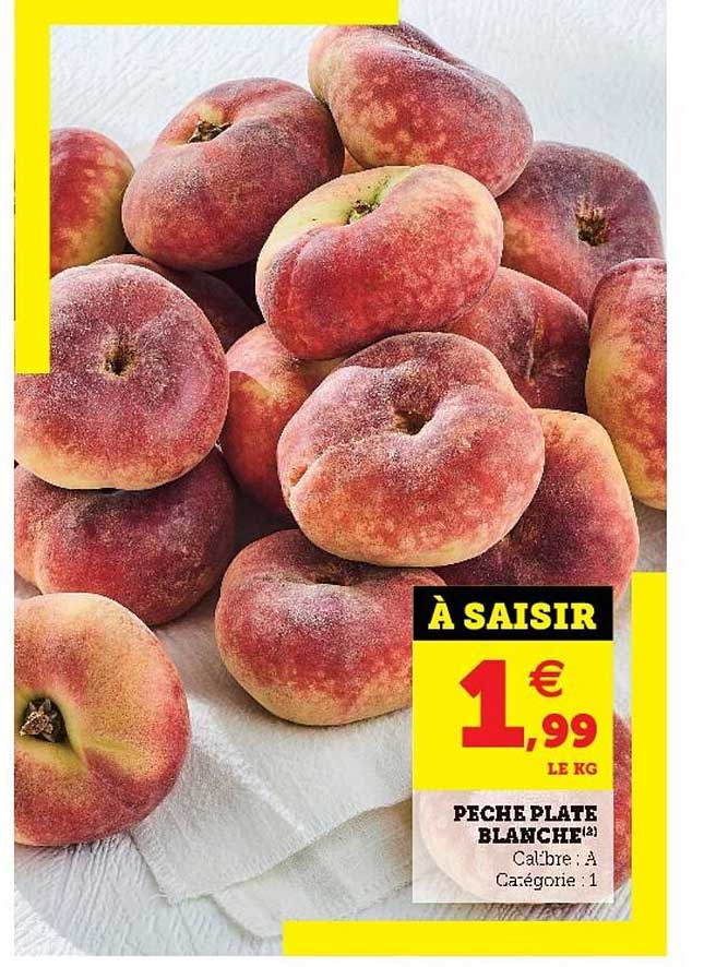 Pêche Plate Blanche