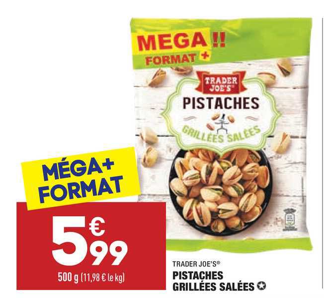 pistaches grillées salées trader joe's