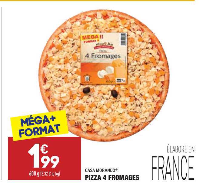 pizza 4 fromages casa morando