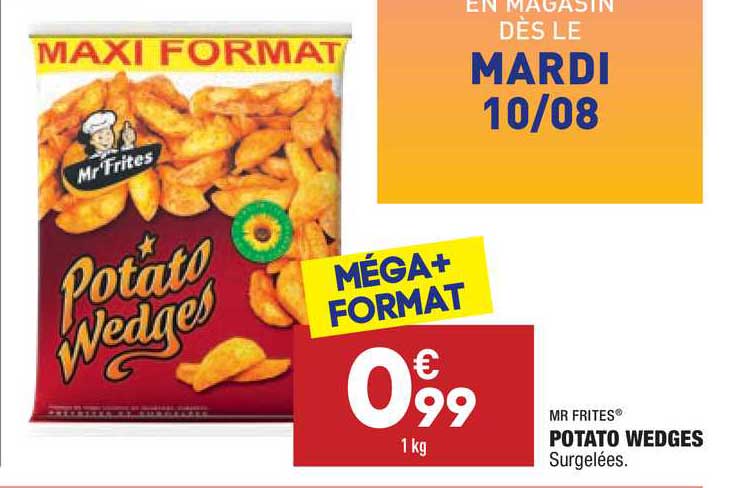potato wedges mr frites