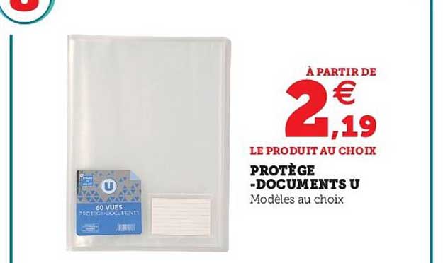 protège-documents u