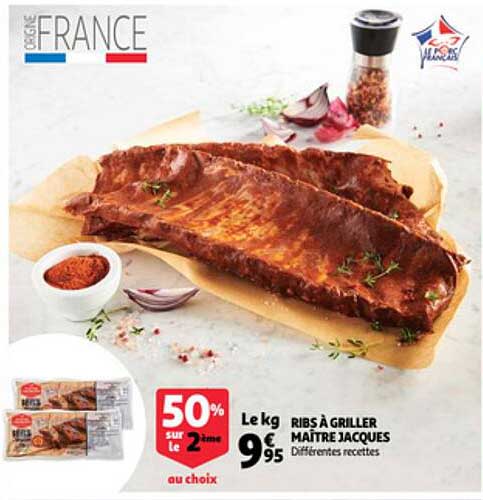 ribs à griller maître jacques