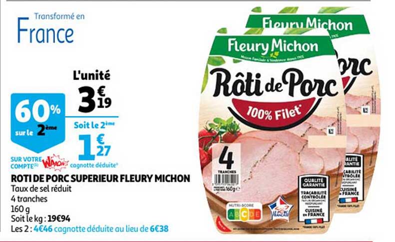 rôti de porc supérieur fleury michon