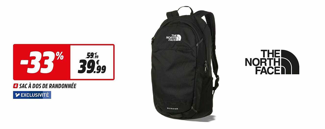 sac à dos de randonnée the north face