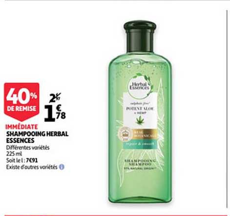 shampooing herbal essences