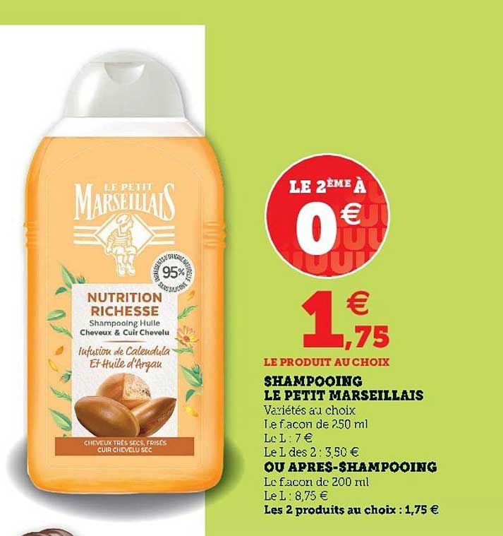 shampooing le petit marseillais ou après-shampooing