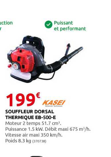 souffleur dorsal thermique eb-500-e kasei