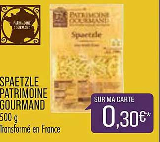 Spaetzle Patrimoine Gourmand