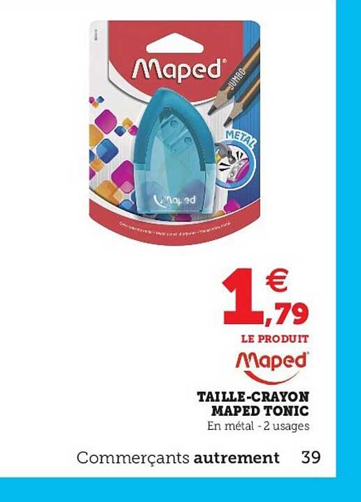 taille-crayon maped tonic