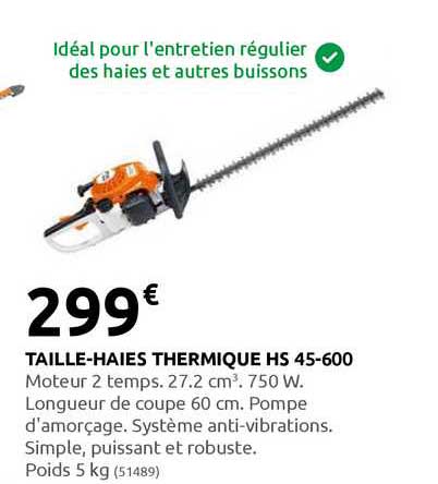 Taille-haies Thermique Hs 45-600