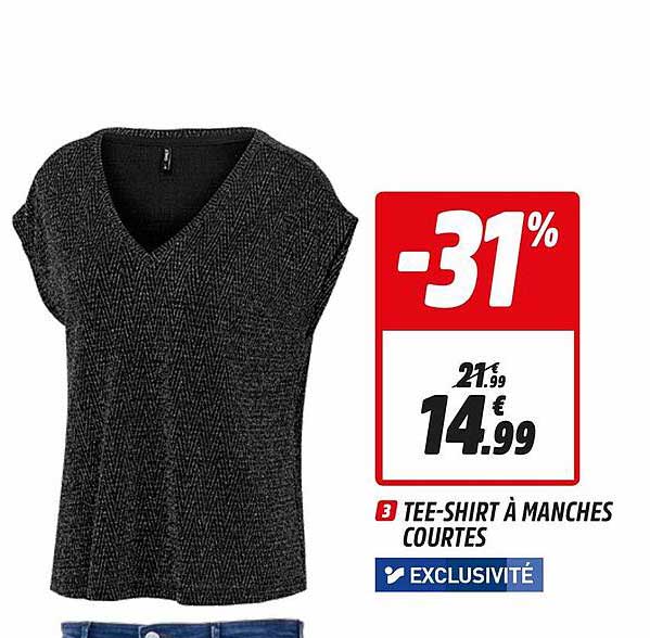 tee-shirt à manches courtes