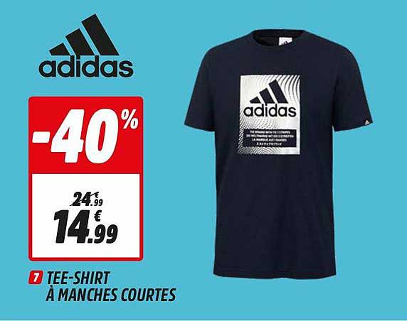 tee-shirt à manches courtes adidas