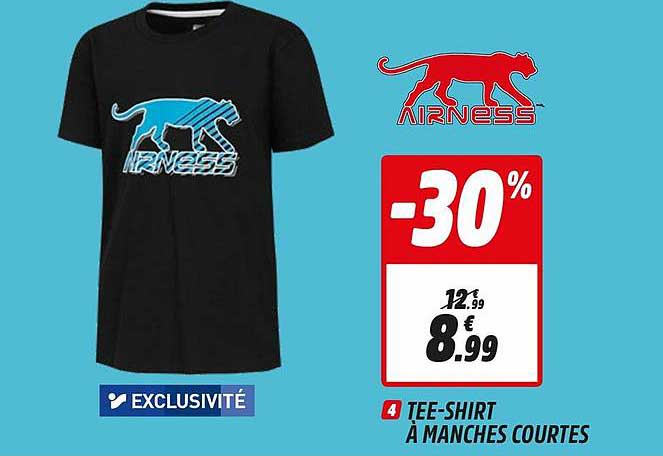 tee-shirt à manches courtes airness